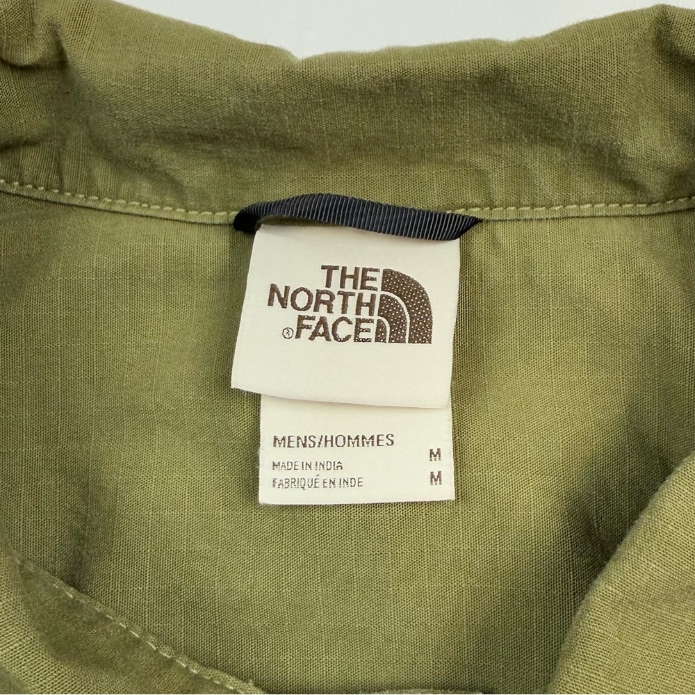 The North Face Olive Green Lightweight Shirt Jacket - Picture 3 of 9
